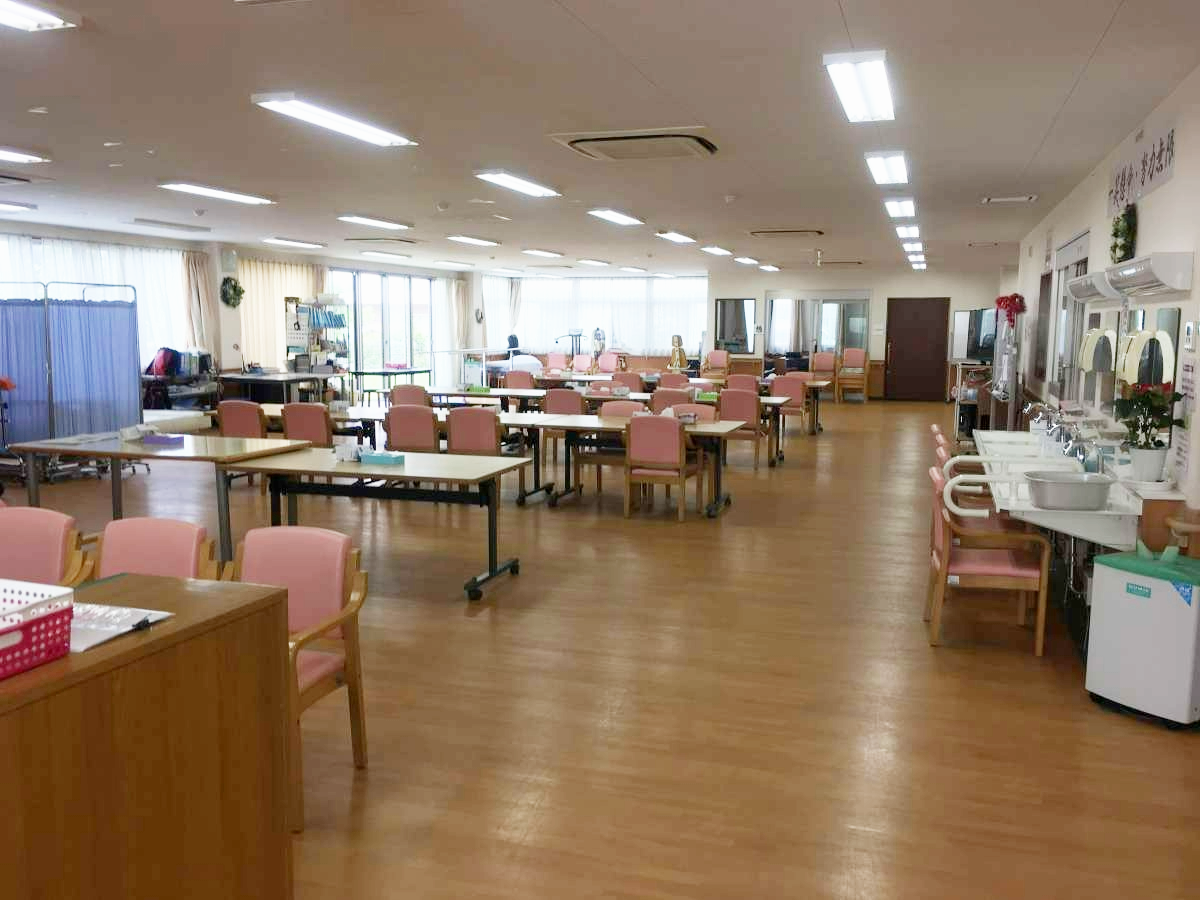 お食事やレクをするスペース