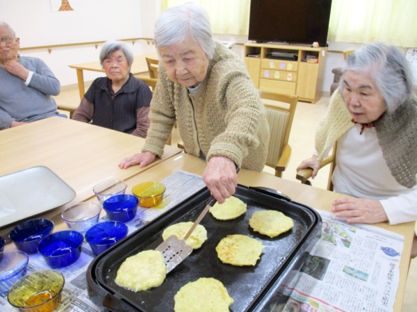 おやつはパンケーキ